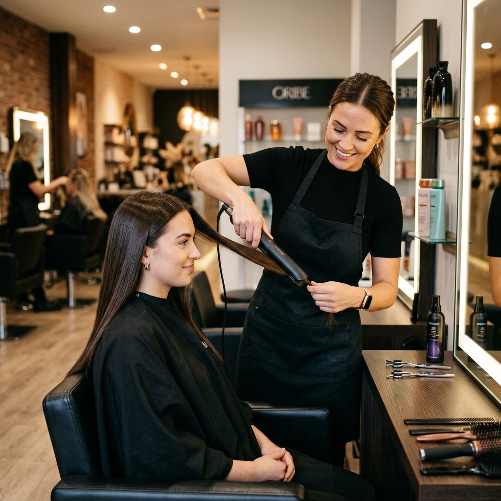 HAIR STRAIGHTENING